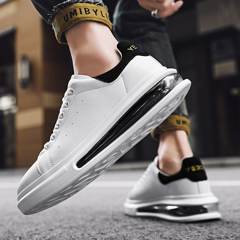 White Prime Leather Sneakers