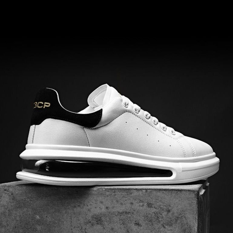 White Prime Leather Sneakers