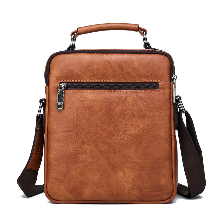 Small Genuine Leather Men’s Satchel
