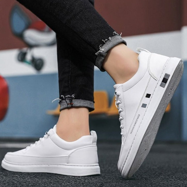 Apex Fashion Leather Sneakers