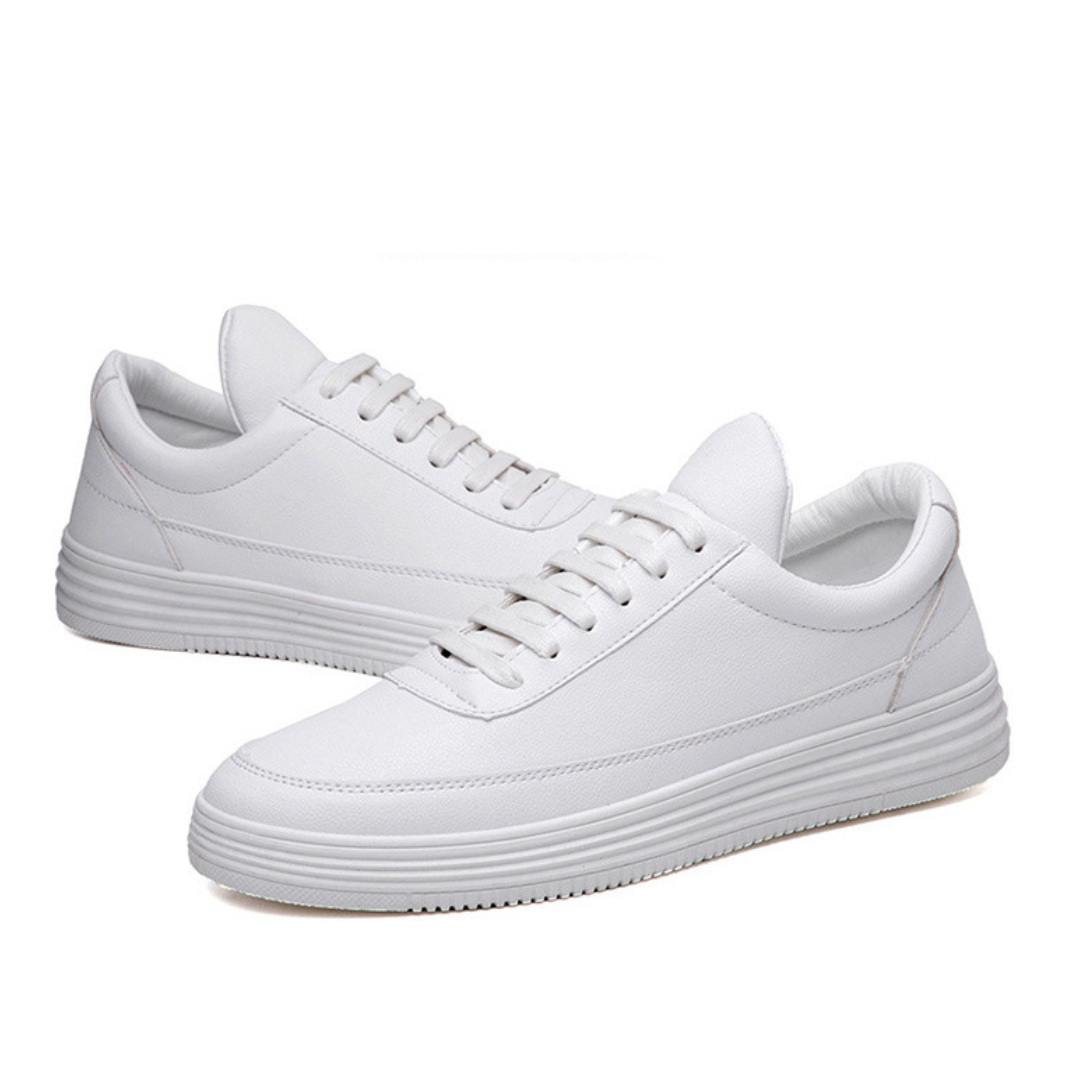 Apex Slim Leather Sneakers