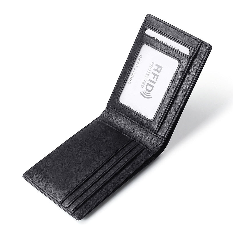 Anti-Theft RFID Leather Wallet