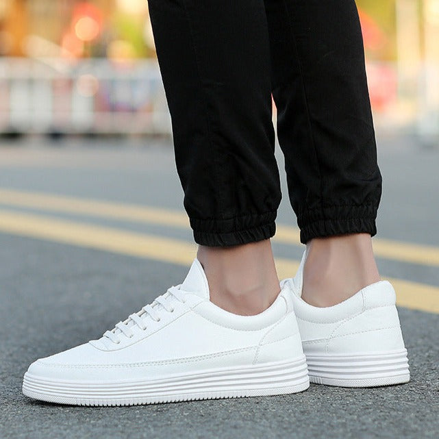 Apex Slim Leather Sneakers
