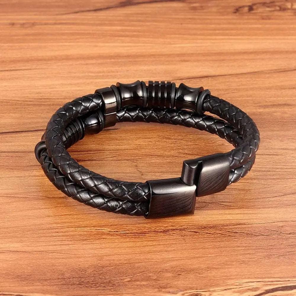Style Premium Leather Men’s Bracelet