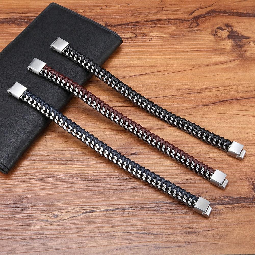 Union Leather Men’s Bracelet