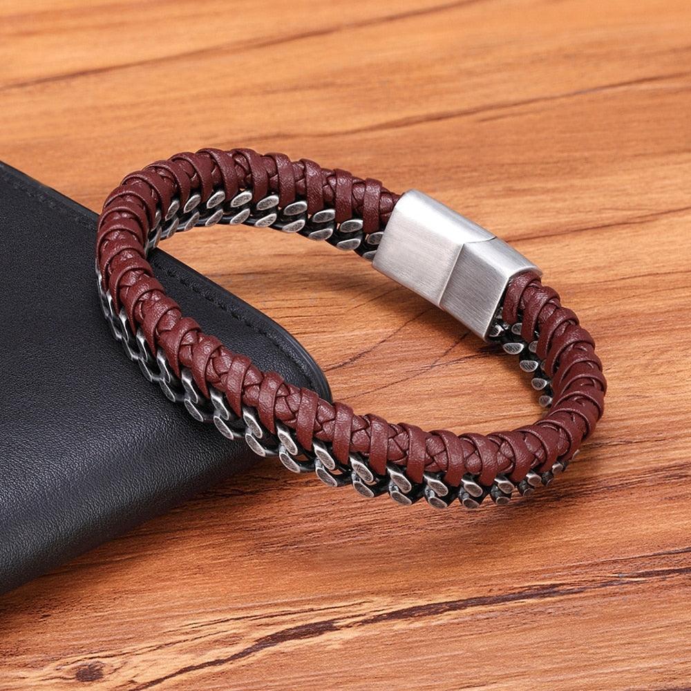 Union Leather Men’s Bracelet